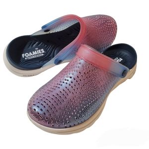 Skechers Women's Foamies Go Walk Glowing Star Mule Sandals Size 10